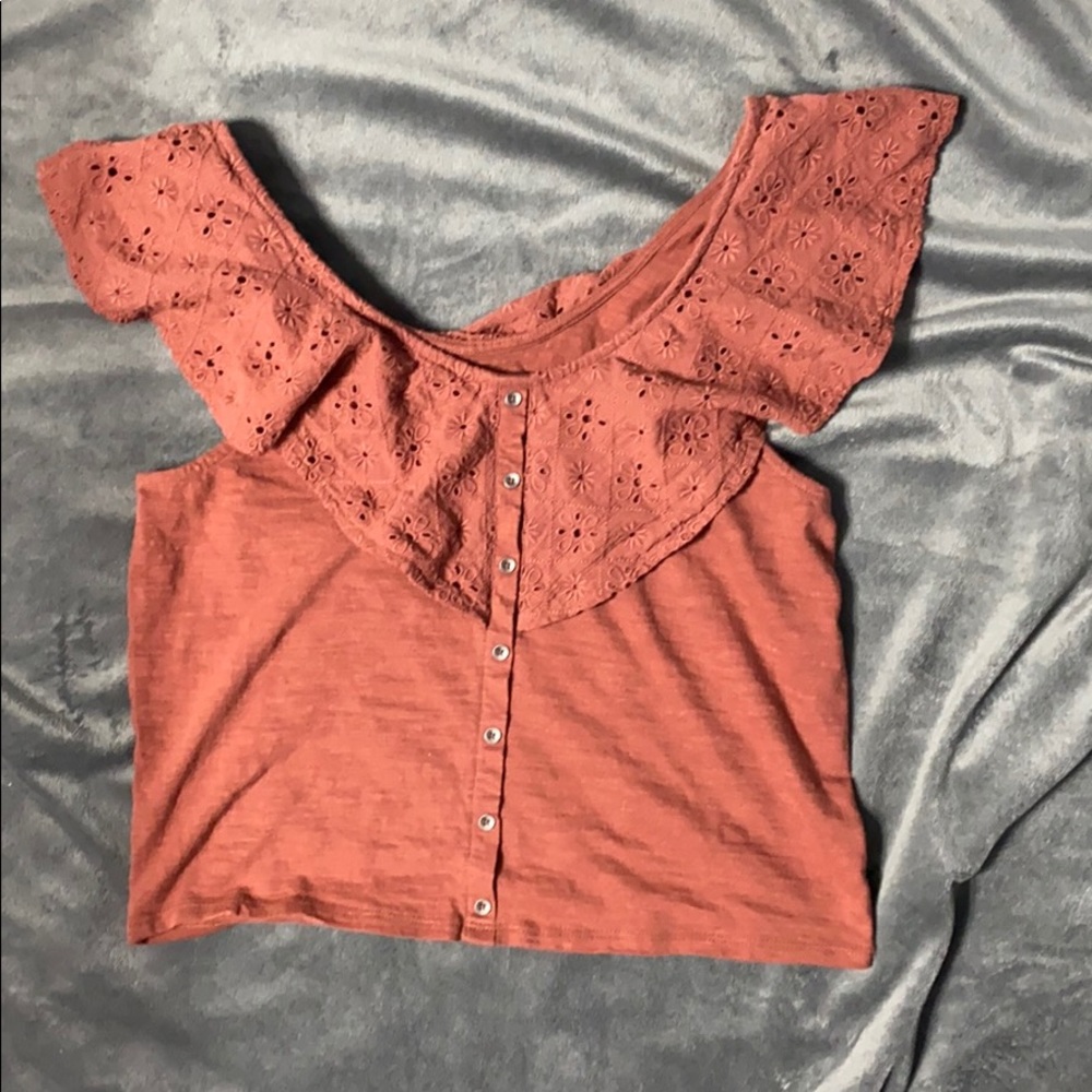 American Eagle off the shoulder shirt